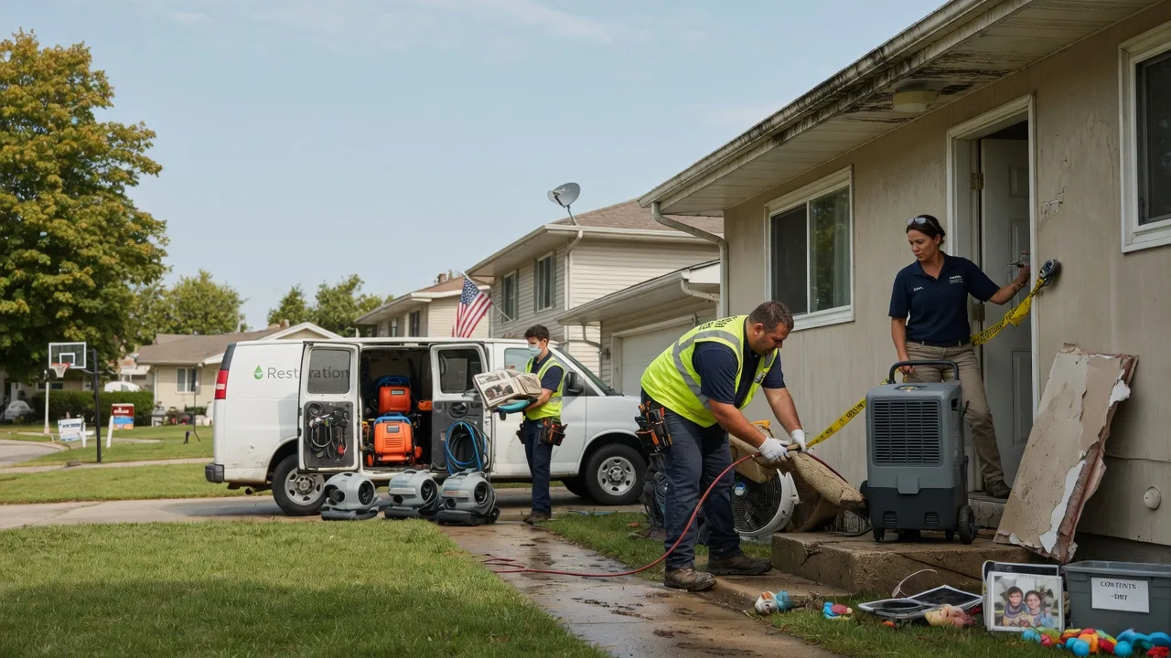 Water Damage Restoration in Greenville, MI near me